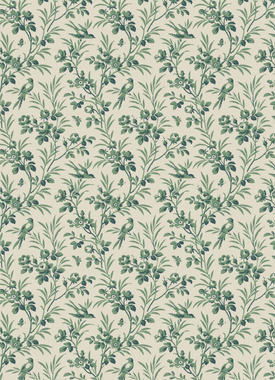 L'uccello Constance / Lunette - Green / Per 25cm