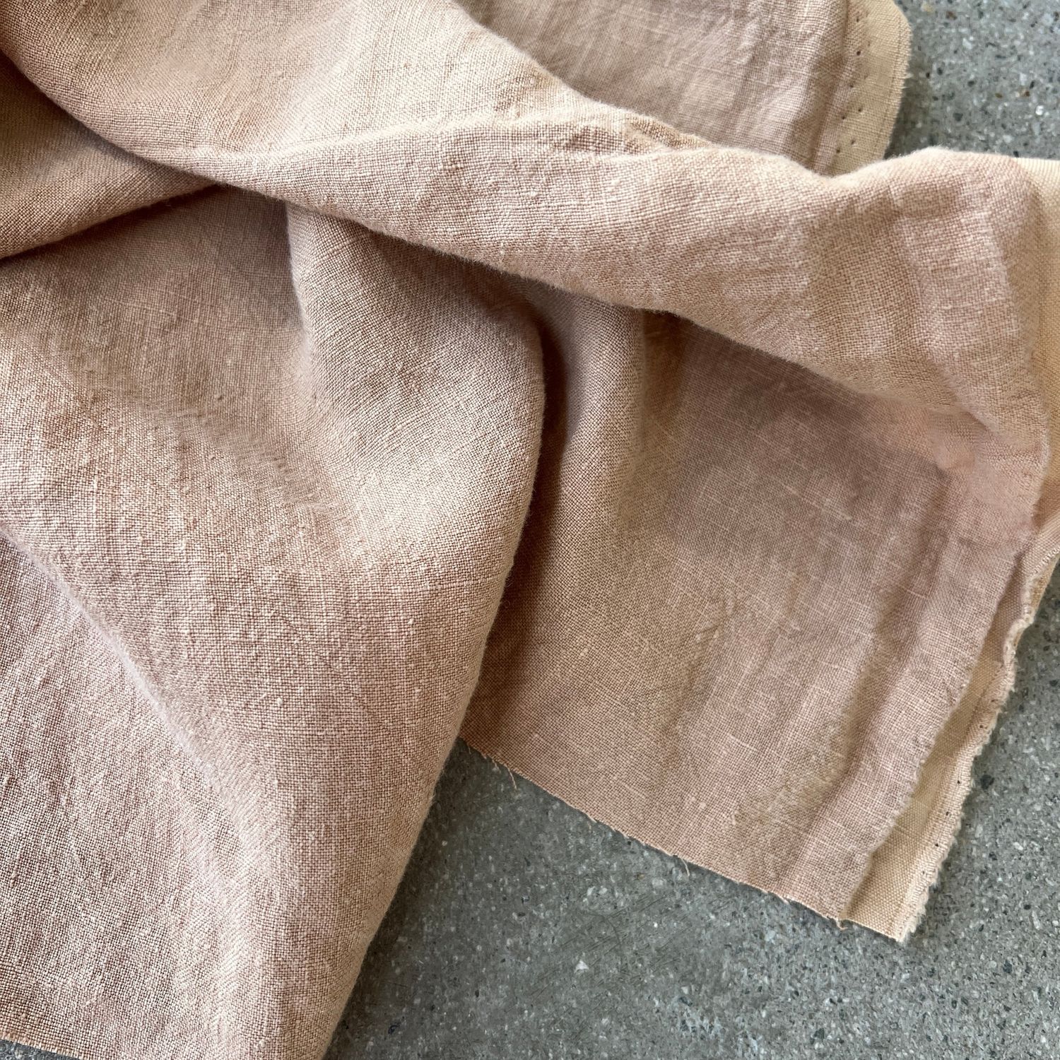 Potters 100% Linen - Latte / Per 25cm