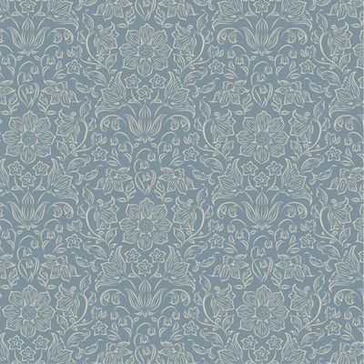 Tilda Songbird / Lila Blender - Blue / Per 25cm