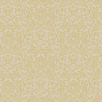 Tilda Songbird / Lila Blender - Light Yellow / Per 25cm