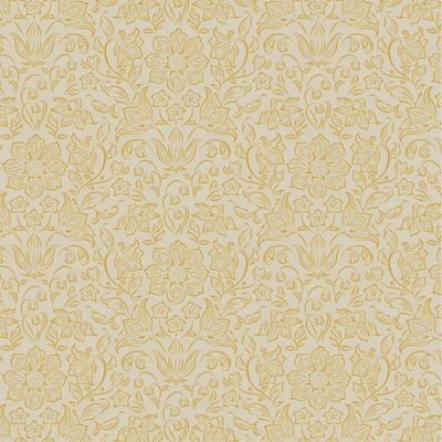 Tilda Songbird / Lila Blender - Light Yellow / Per 25cm