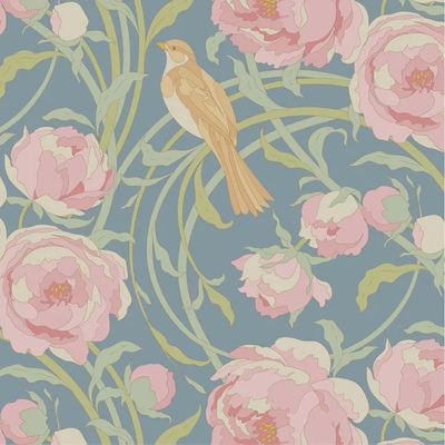 Tilda Songbird / Cora Blue / Per 25cm