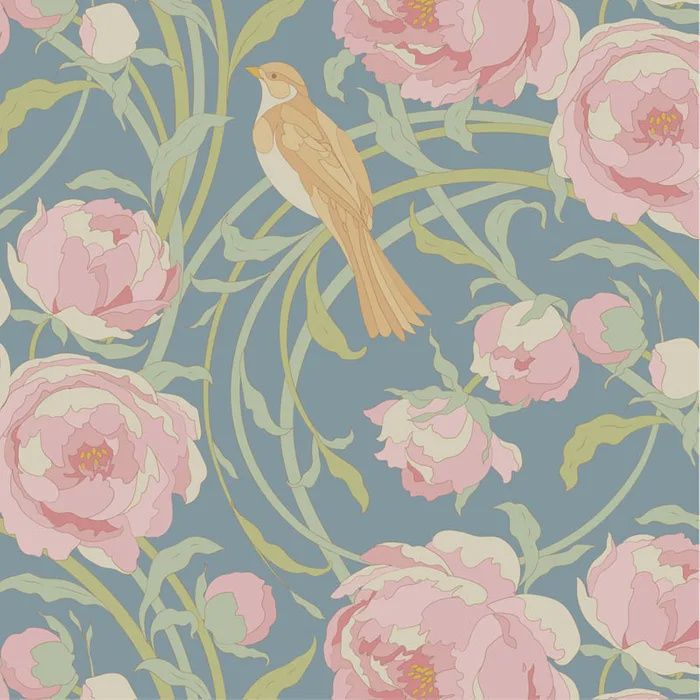 Tilda Songbird / Cora Blue / Per 25cm