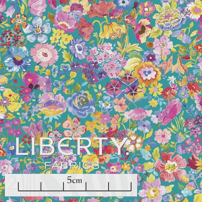 Liberty Tana Lawn - Floral Journey / Classic Garden Y / 25cm