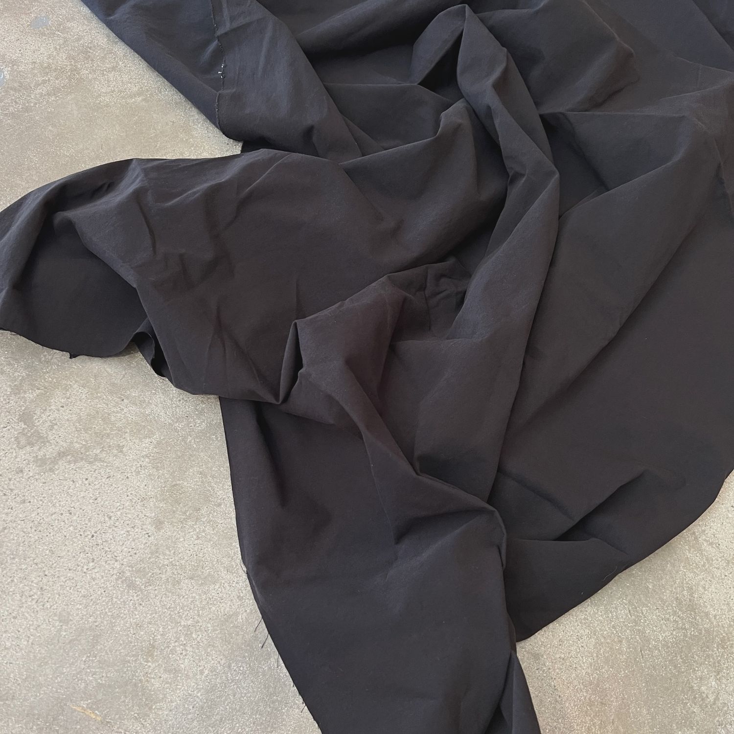 Organic Cotton BLACK 240gsm / per 25cm