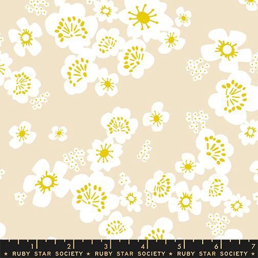 Ruby Star / Paper Cuts 2 / Hana Floral - Parchment / 25cm