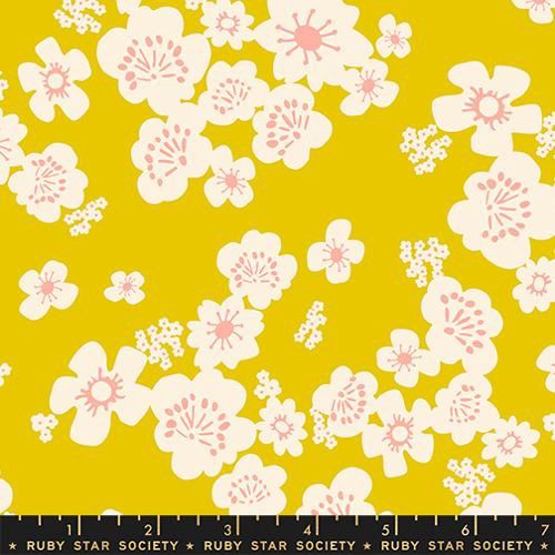 Ruby Star Double Gauze / Paper Cuts 2 - Hana - Golden Hour / 25cm