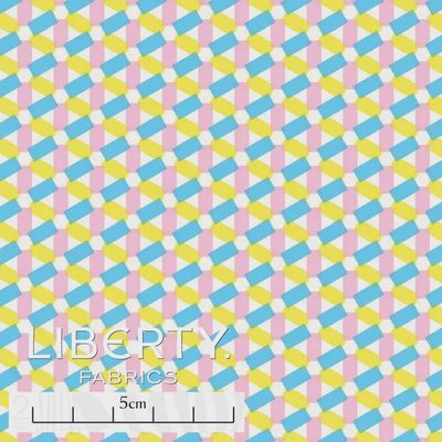 Liberty Tana Lawn Karel Martens / Hexagon C / 25cm