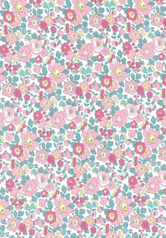 Liberty Tana Lawn Bespoke / Betsy W Pink / 25cm