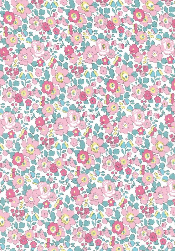Liberty Tana Lawn Bespoke / Betsy W Pink / 25cm
