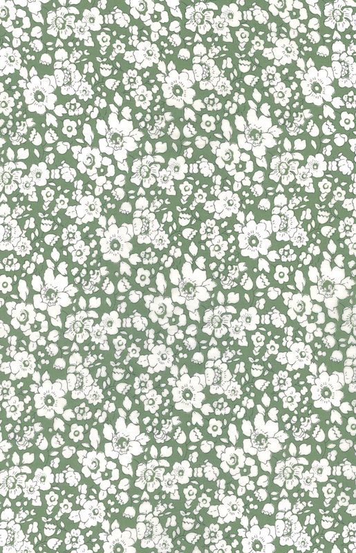 Liberty Tana Lawn Bespoke / Betsy Boo Y - Green / 25cm