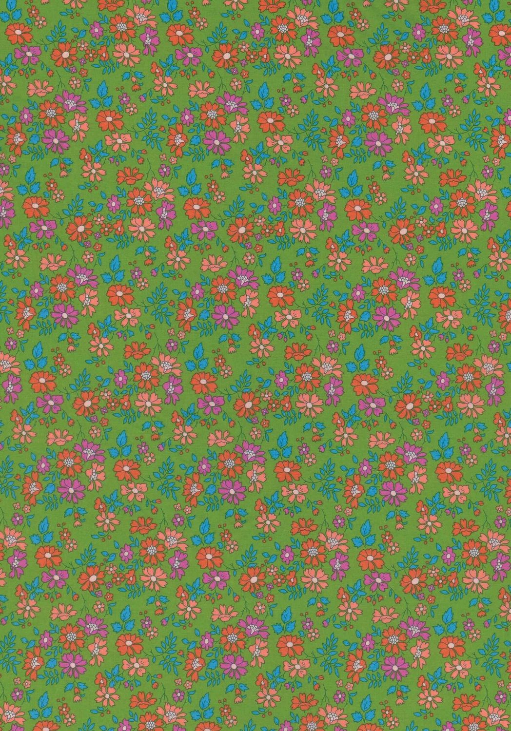 Liberty Tana Lawn Bespoke / Capel Floret - Green / 25cm