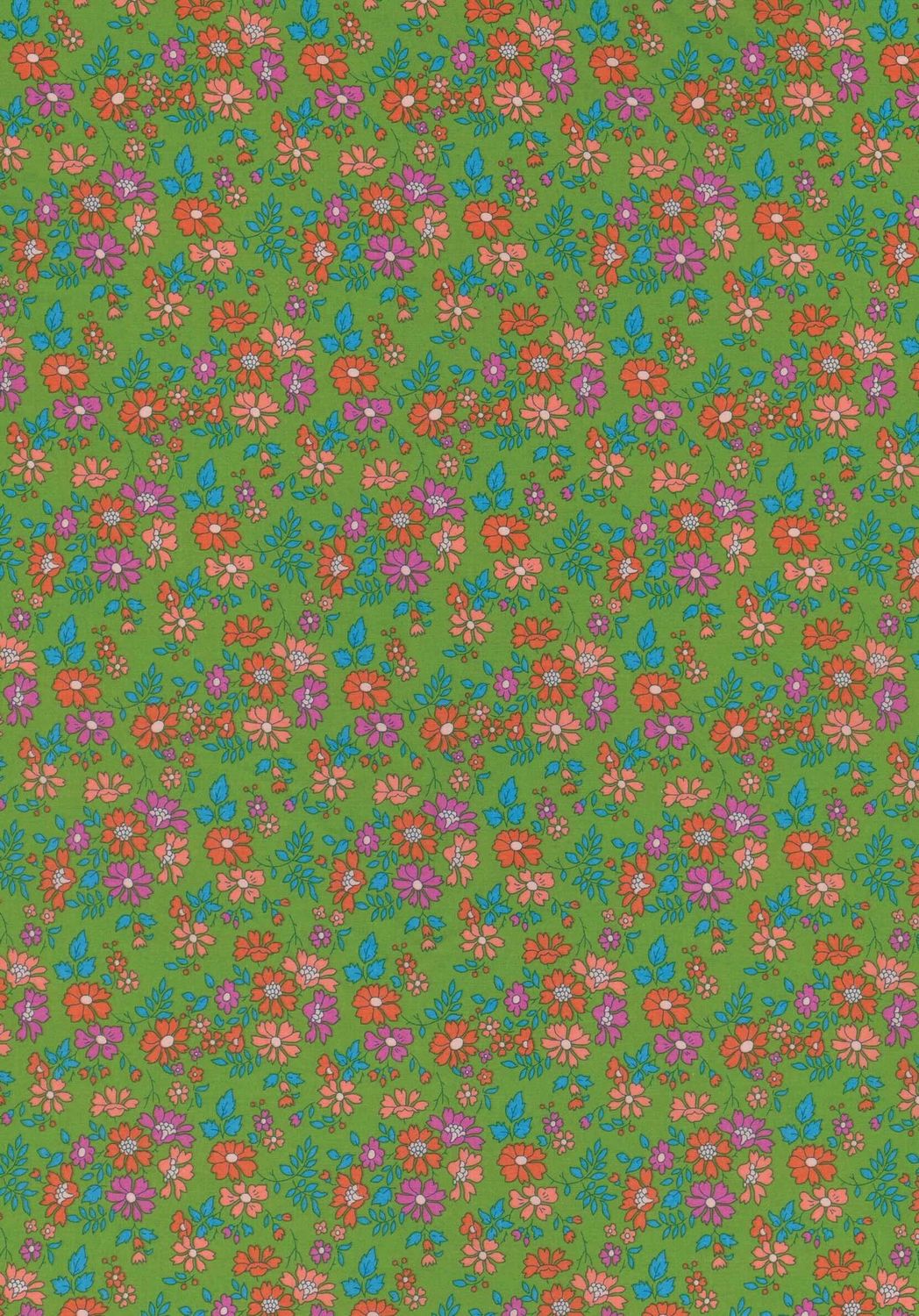 Liberty Tana Lawn Bespoke / Capel Floret - Green / 25cm