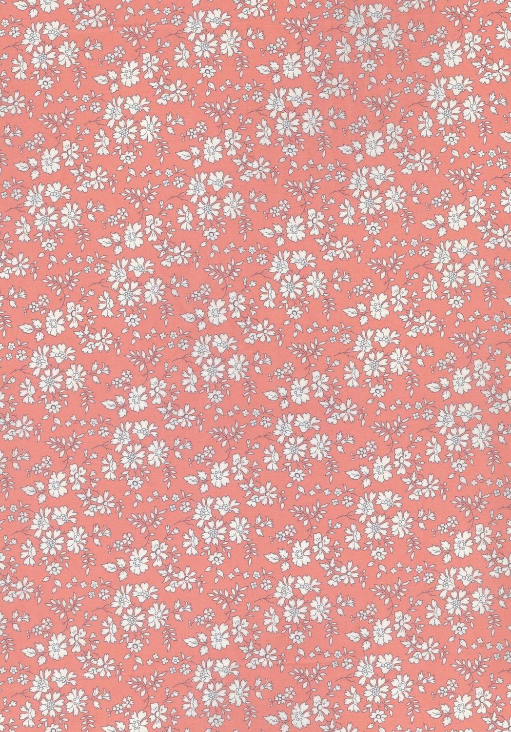 Liberty Tana Lawn Bespoke / Capel Orange / 25cm