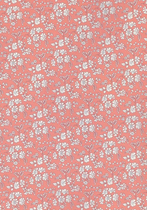 Liberty Tana Lawn Bespoke / Capel Orange / 25cm