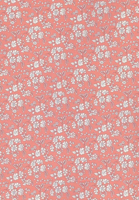 Liberty Tana Lawn Bespoke / Capel Orange / 25cm