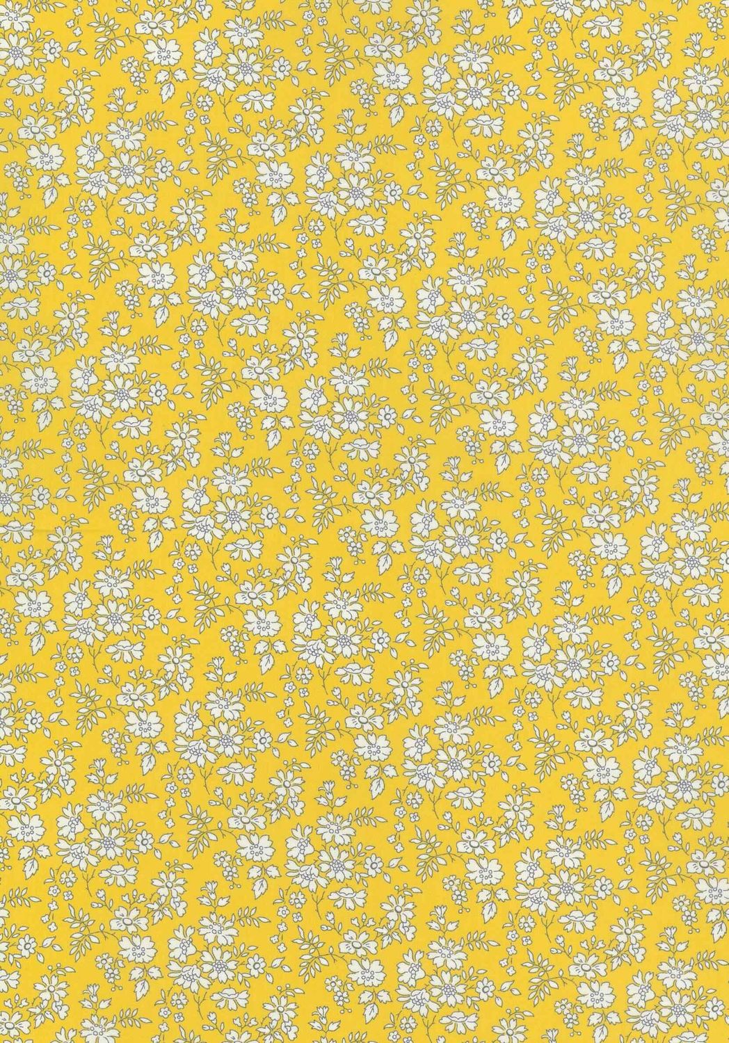 Liberty Tana Lawn Bespoke / Capel Sunshine Yellow / 25cm