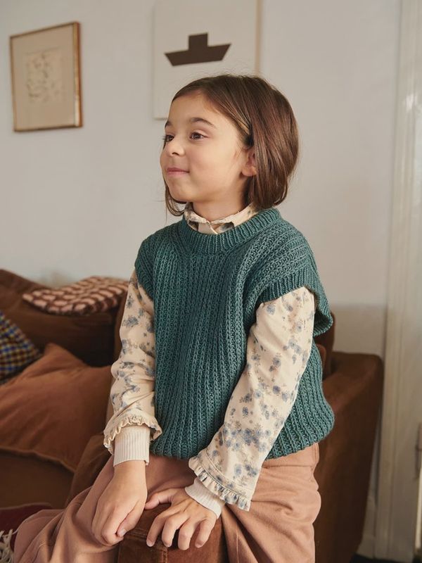 Loui Slipover Junior 2601_04 / Sandnes Garn Pattern