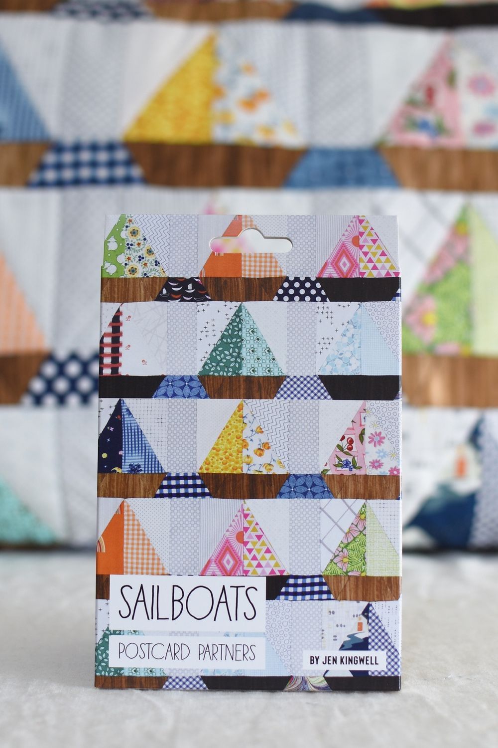 Sailboats Pattern / Jen Kingwell