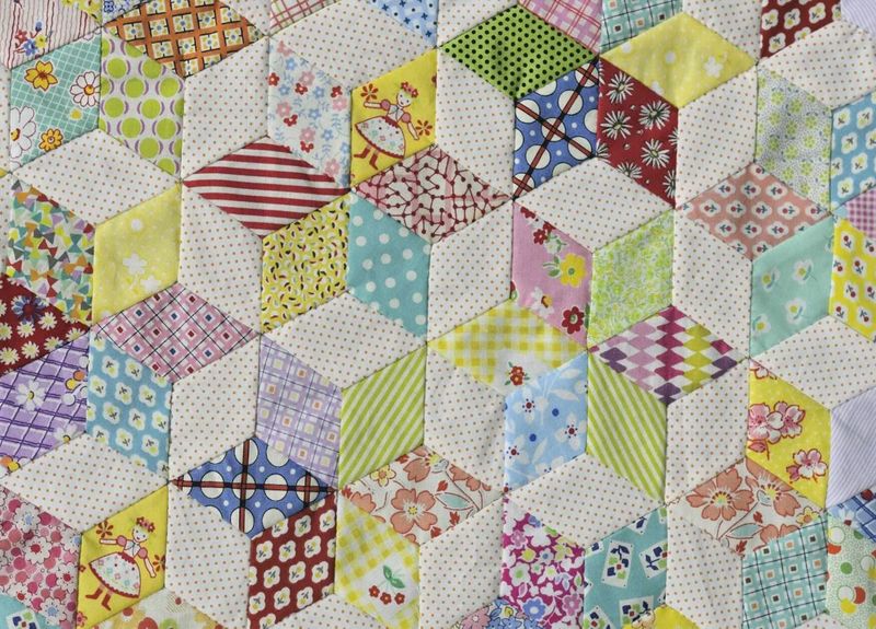 6 Pointed Star - Postcard Project #12 / Jen Kingwell