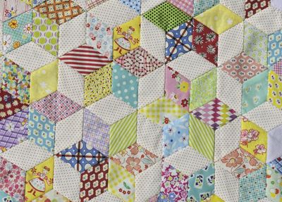 6 Pointed Star - Postcard Project #12 / Jen Kingwell
