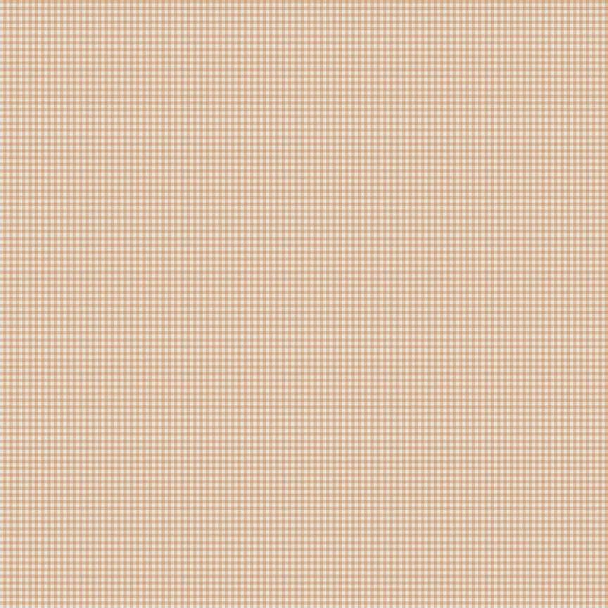 Little Ones / Gingham - Coral / Per 25cm