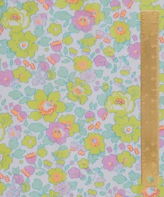 Liberty Tana Lawn Bespoke / Betsy Citron w Neon Orange / 25cm
