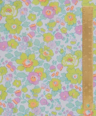Liberty Tana Lawn Bespoke / Betsy Citron w Neon Orange / 25cm