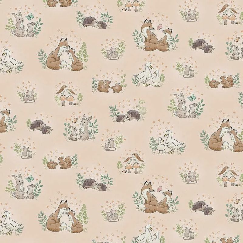 Little Ones / Hugs - Coral / Per 25cm