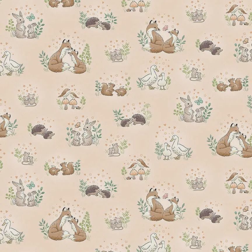 Little Ones / Hugs - Coral / Per 25cm