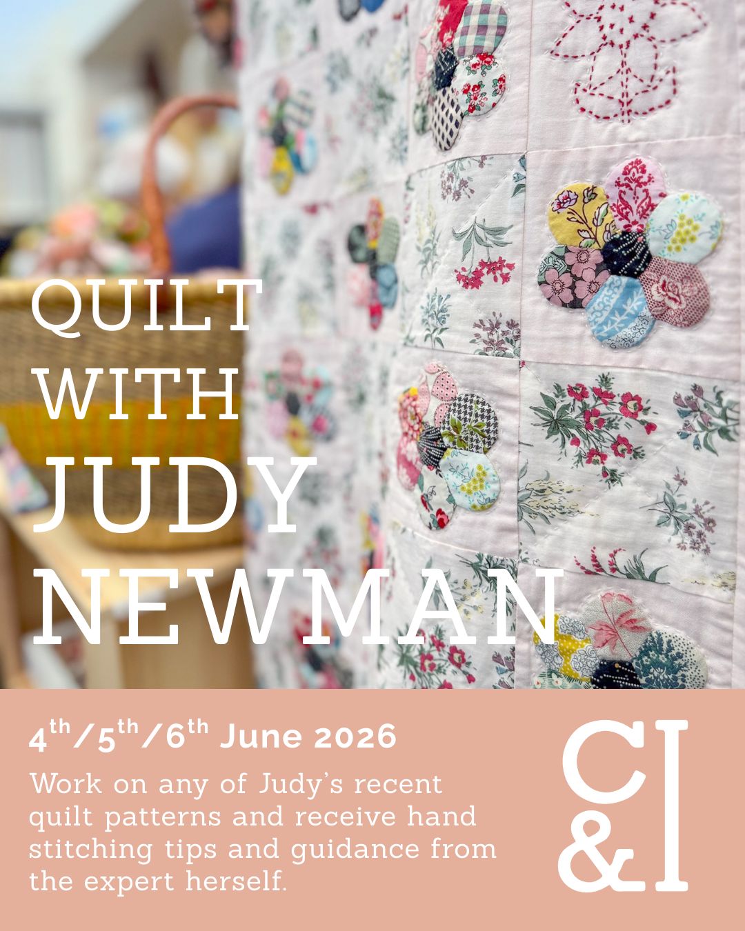 Quilt with Judy Newman / 4th, 5th, 6th June 2026