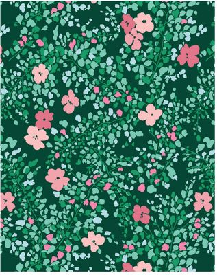 Liberty Tana Lawn Garden Melody /  Fluttering Buds A / 25cm