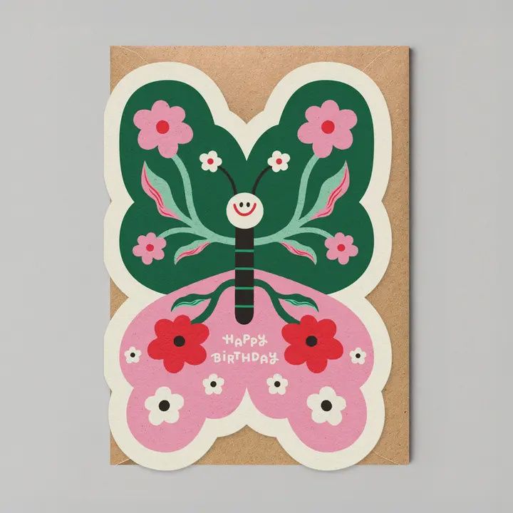 Butterfly Cut Out / Birthday Card