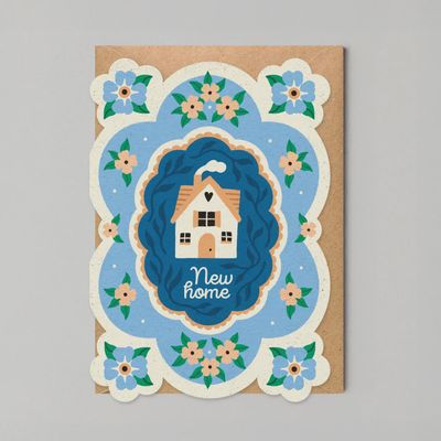 New Home Cut Out / House Warming Card