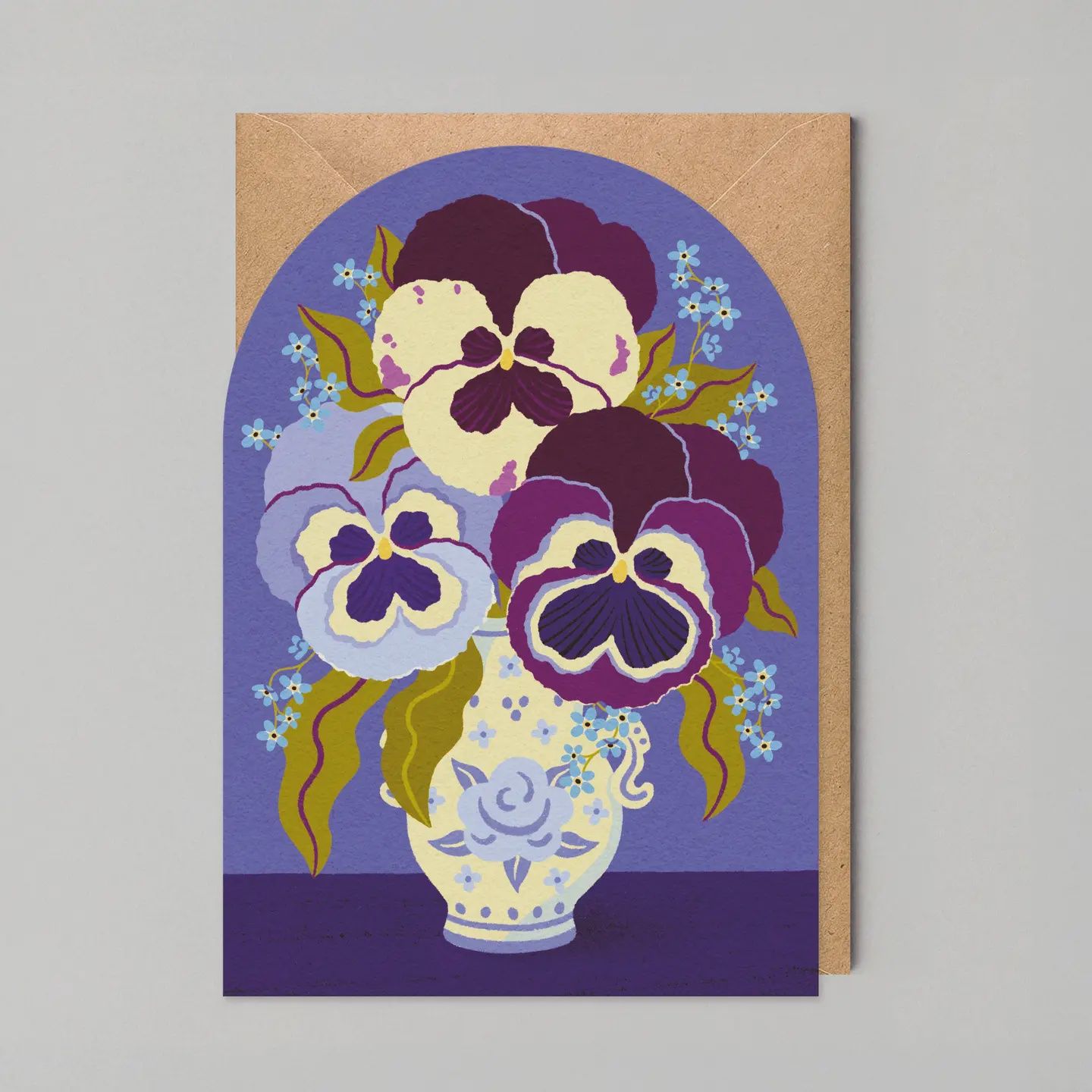 Violas Cut Out / Greeting Card