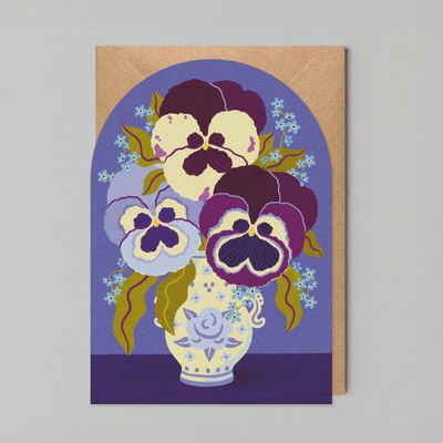 Violas Cut Out / Greeting Card