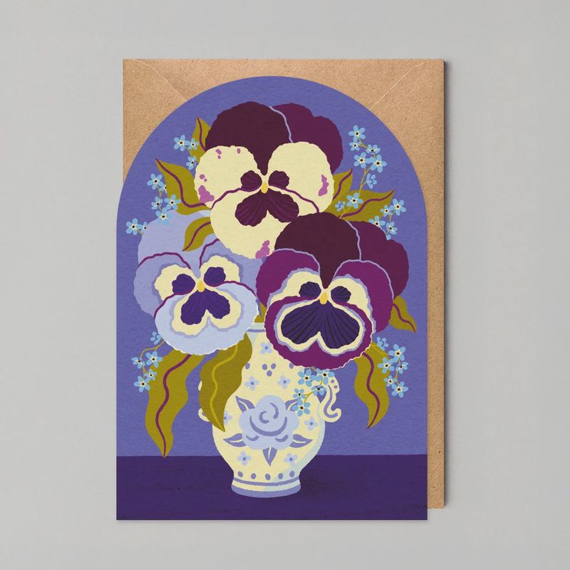 Violas Cut Out / Greeting Card