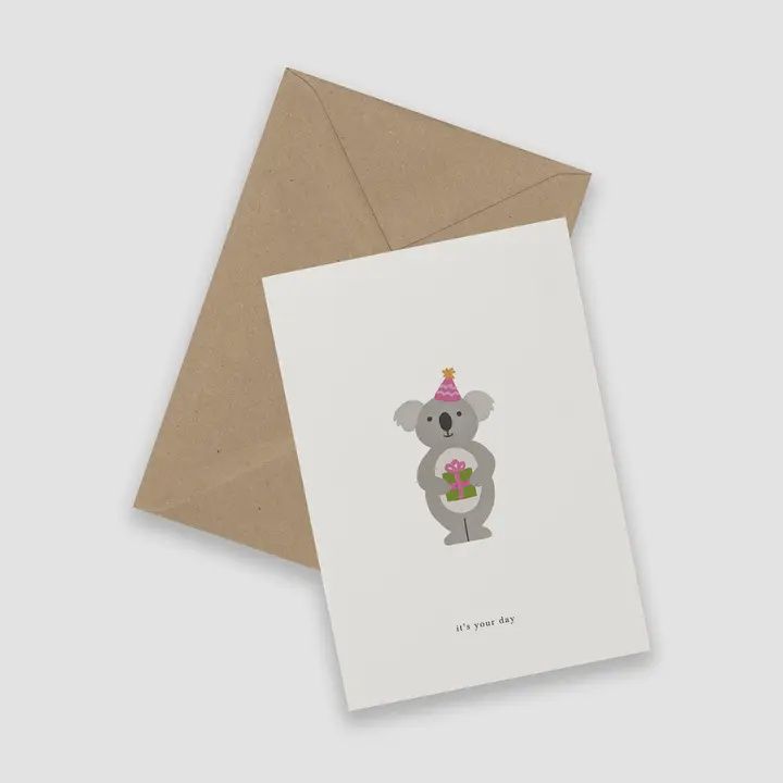 Birthday Koala / It's Your Day Card