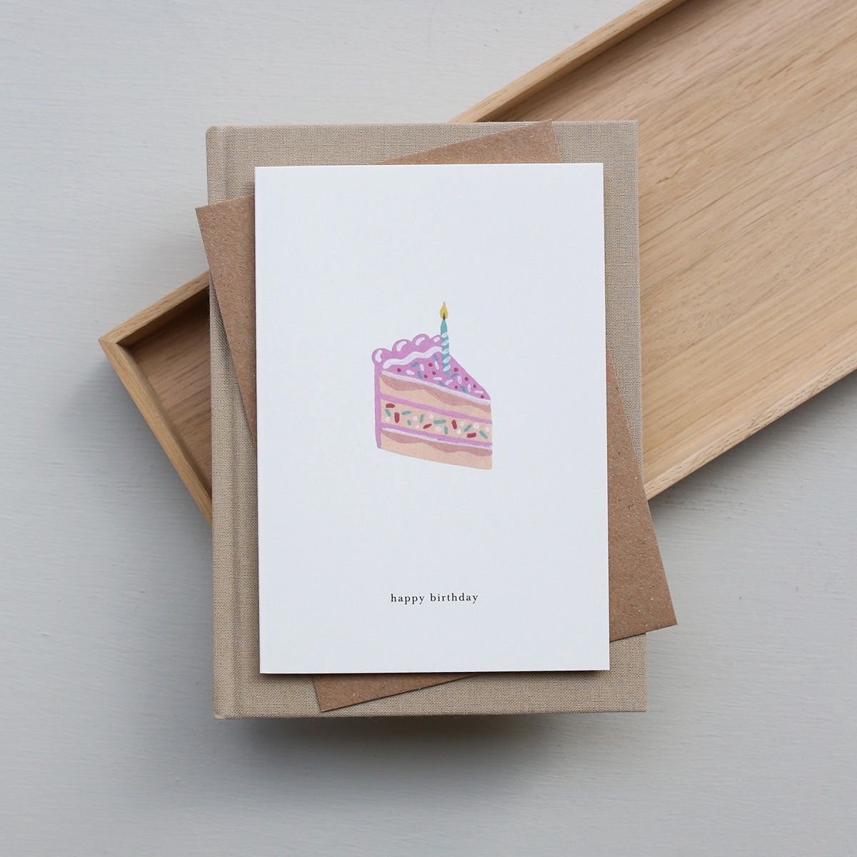 Cake Slice / Happy Birthday Card