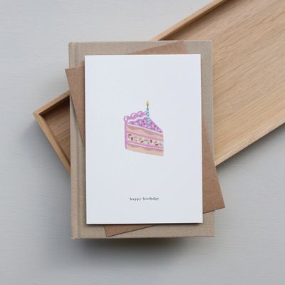 Cake Slice / Happy Birthday Card