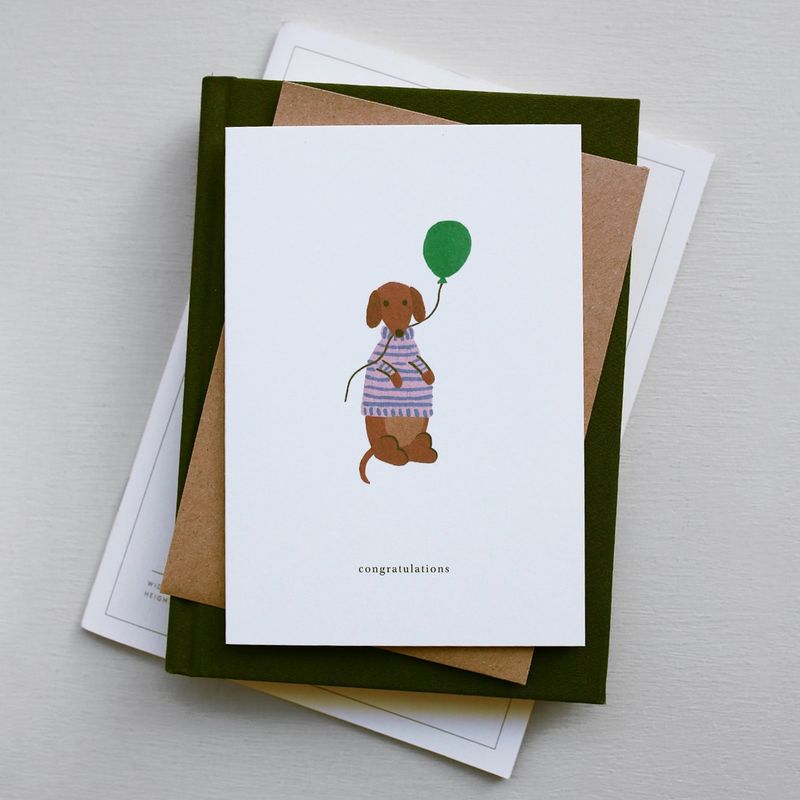 Celebration Dog / Congratulations Card