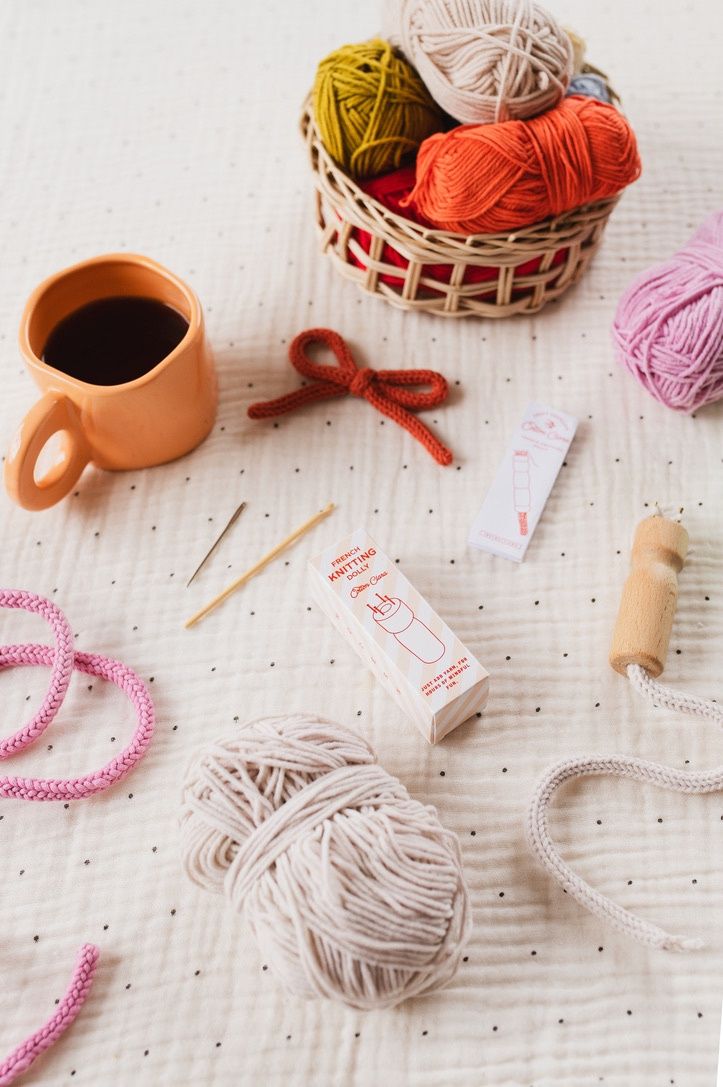 Cotton Clara / French Knitting Bobbin - Wooden Dolly