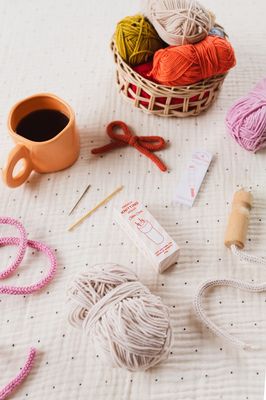 Cotton Clara / French Knitting Bobbin - Wooden Dolly