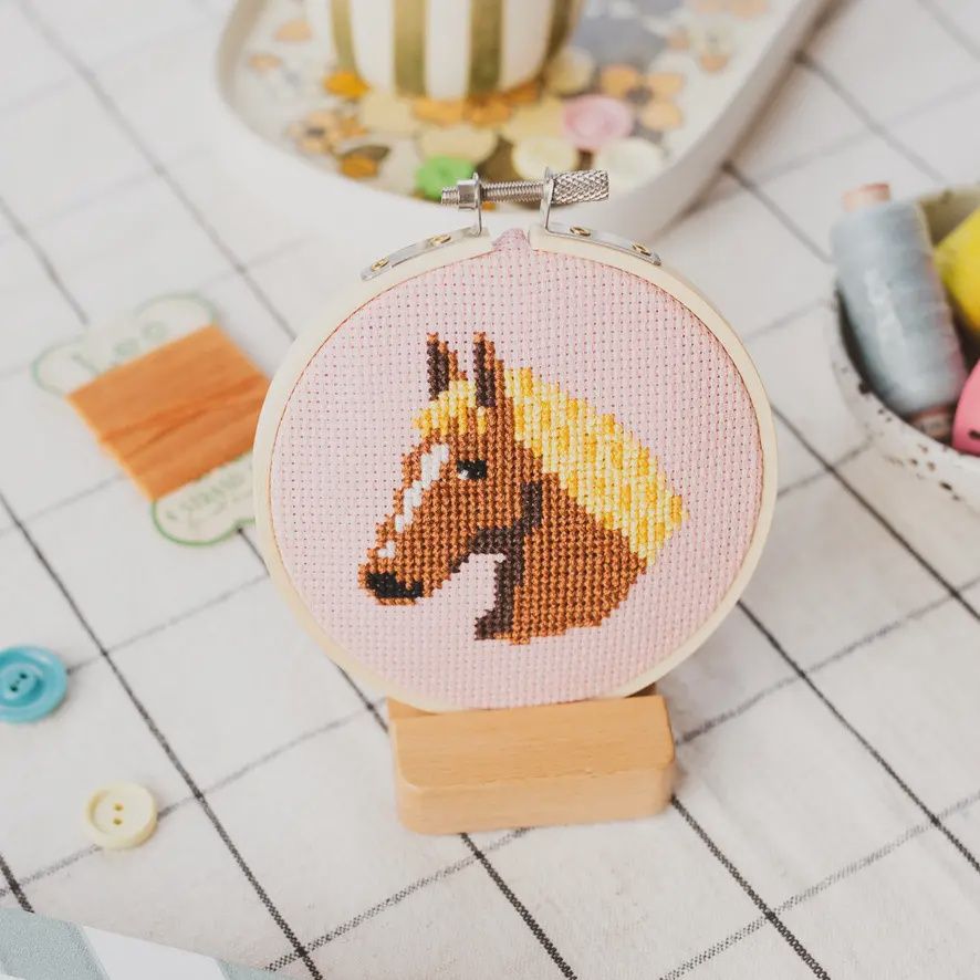 Cotton Clara Cross Stitch Kit / Horse