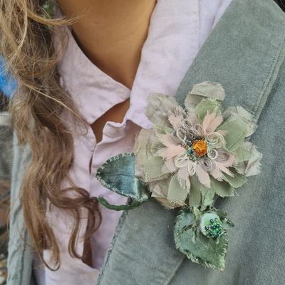 Anna Bastiaan / Silk Botanical Brooch Workshop / 25th July