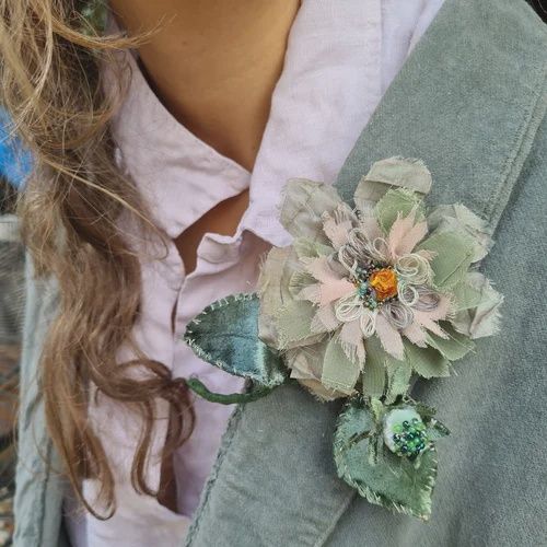 Anna Bastiaan / Silk Botanical Brooch Workshop / 25th July
