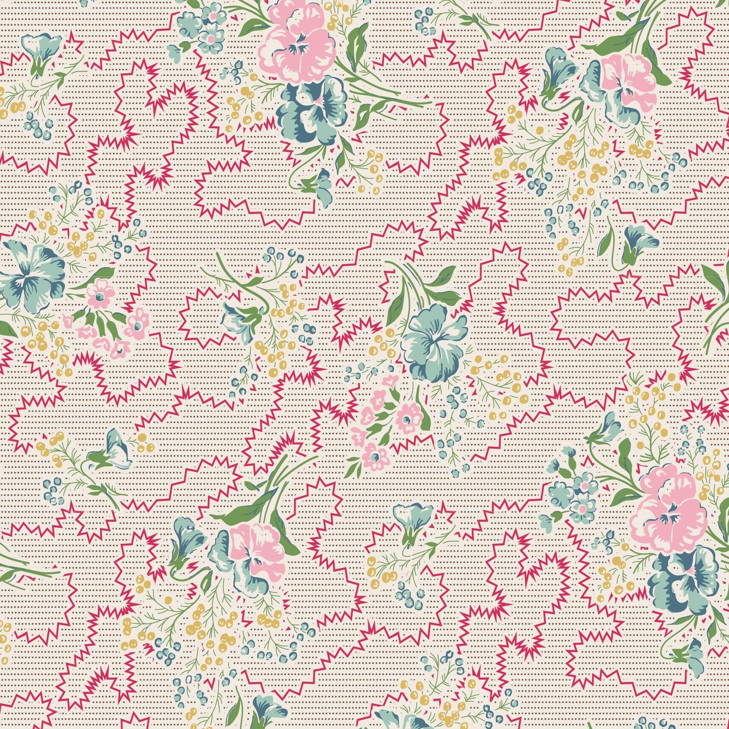 Darling Buds of May / DV7652 / Per 25cm