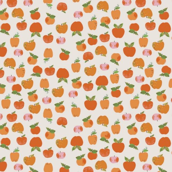 Heather Ross Favourites / Apple - Red / per 25cm