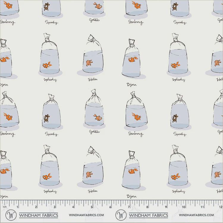 Heather Ross Favourites / Goldfishes in Bags / per 25cm