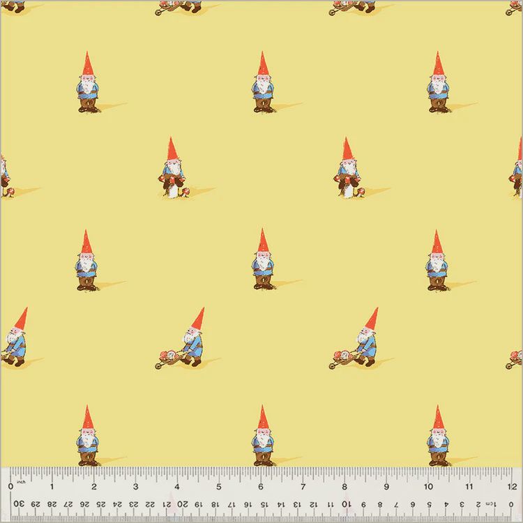 Heather Ross Favourites / Gnomes - Yellow / per 25cm